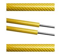 Verin hydraulique de coffre Pour Civic Pour Type Pour R EK9 1997-2000 Hayon Arrière Entretoises Démarrage Coffre Prend Charge Les Choc À Gaz Verins Coffres(Yellow carbon fiber)