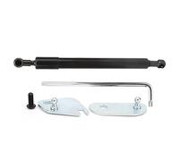 Vérin Hydraulique de Coffre pour Hayon, Support Amortisseur Inox, Noir, Compatible 2015 +, Kit Installation Facile - Sécurité Renforcée, Contrôle Doux de l’Ouverture,
