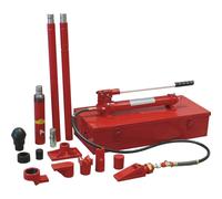 Vérin hydraulique de réparation carrosserie 10T - coffret 15 pcs DRAKKAR - 15375