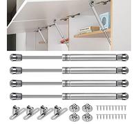 Verin Hydraulique, Eletorot Vérins à Gaz 4pcs Charniere Porte Cuisine100N Verin Meuble, Amortisseurs à Gaz pour Levage de Porte Armoire Meuble Cuisine Avec des Vis