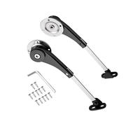 Vérin hydraulique pour armoire, 1 paire de charnières à arrêt aléatoire, tige support porte placard cuisine, charnière réglable, rabat relevable for meubles et armoires