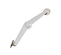 Vérin hydraulique pour armoire, Charnière hydraulique 5/9 pouces, support de levage porte, charnières à arrêt aléatoire, charnière polie, rabat relevable for meubles, quincaillerie for(5 Inch)