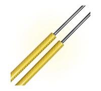 Verin Hydraulique Pour Toyota Pour Prius XW50 Liftback 68950-0W850 Vérins Hayon Arrière Ressorts À Gaz Amortisseurs Quantité 2Coffre(Yellow Carbon Fiber)