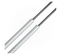 Verin Hydraulique Verin Vérins de coffre avec ressort pour Seat pour Arona (KJ7) SUV 2017-2025 Supports de hayon arrière vérins hayon(Silver Carbon Fiber)