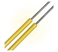 Verin Hydraulique Verin Vérins de coffre pour fourgonnette pour Nissan Cedric Y30 Wagon 1983-1999, supports de hayon arrière Vérin à gaz Vérin(Yellow Carbon Fiber)
