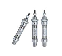 Vérin pneumatique à air comprimé CD85N, petit vérin pneumatique à double effet en acier inoxydable CD85N10/16/20/25-15X30X40X60X75X80X100-C(Royal Blue,Bore 10mm)