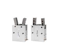Vérin pneumatique à doigt MHC2-10D/16D/20/25/32/40 manipulateur type de pivot pince à griffe pneumatique HFY(High quality J MHC2 10C normally closed)