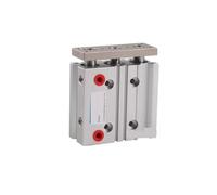 Vérin pneumatique à double effet, course de 32 à 150 mm, alésage de 32 à 63 mm, vérin pneumatique compact à guidage pneumatique Avec une réponse rapide et un contrôle flexible(Stroke 150mm,MGPM40)