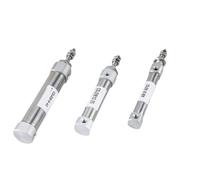 Vérin pneumatique à double effet, petit modèle, tige simple, alésage 10 mm, 12 mm, 16 mm, course 20 mm, 25 mm, 30 mm, 200 mm, CDJ2B12, 1 pièce(Stroke 200mm)