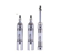 Vérin pneumatique à double effet, type CDJ2B CDJ2D, petit cylindre pneumatique, alésage 10 mm, 16 mm, course 20 mm, 25 mm, 30 mm, 150 mm(Stroke 75mm -B,CDJ2B16 (16mm))