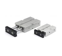 Vérin pneumatique à double tige, alésage 10/16/20/25/32 mm, en alliage d'aluminium, course 30, 35, 40, 45, 50, 60, 70, 75 mm pour l'automatisation industrielle(Stroke 150mm,Bore 10)
