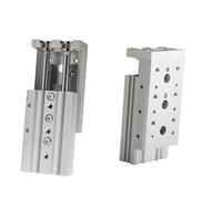 Vérin pneumatique à glissière MXS12-10A MXS12-20AS 12-30AT MXS12-40A 12-50AS MXS12L-10AT MXS12L-20A MXS12L-30AS 40A 1 pièce(MXS12L-10,Nill)