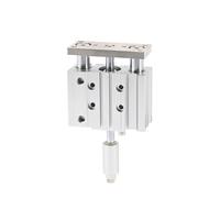 Vérin pneumatique à trois tiges réglable de type SMC(Stroke40-30,Bore12)