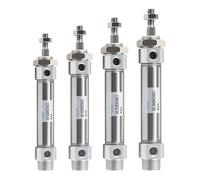 Vérin pneumatique CDM2KB Mini hexagonal 20-40 * 50-300 mm, en acier inoxydable, 1 pièce(Stroke 175mm,Bore 40mm)