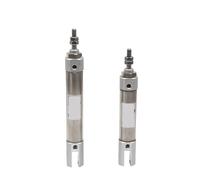 Vérin pneumatique CJ2d Cylindre à double care avec broches mini-cylindre pneumatique Double action à double ligne 10 mm 16 mm 5~200 mm Cylindre d'air de course CJ2D16(Stroke 175mm,CJ2D10 Bore10mm)