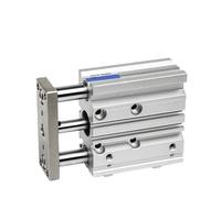 Vérin pneumatique compact à guidage pneumatique MGPM12 MGPM16 MGPM20 MGPM25 MGPM32 MGPM40 MGPM50 MGPM63 MGPM80 Course 10 à 300 mm(Stroke 50mm,MGPM63)