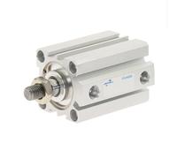Vérin pneumatique compact série SDA, alésage 20 mm, acier inoxydable, course 5-100 mm, filetage mâle.(20mm)