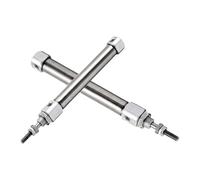 Vérin pneumatique double effet petit type CDJ2B tige simple 10 mm 12 mm 16 mm diamètre intérieur 20 mm 25 mm 30 mm 150 mm course CDJ2B16(Stroke 125mm,Bore 16mm)