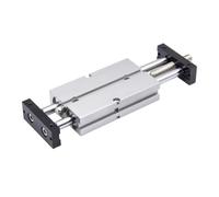 Vérin pneumatique double tige TNJ, course réglable 10-32mm, effet