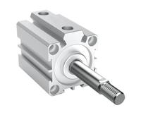 Vérin pneumatique, filetage mâle SDA-B, cylindre compact et fin, alésage 12 à 80 mm, course 5 à 50 mm, tige en alliage d'aluminium, double action(30MM*50MM)