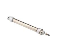 Vérin pneumatique MA25, alésage 25 mm, course 25 à 500 mm, petit piston en acier inoxydable, double effet(MA25x75-CA-S,Cylinder and CS1-F)