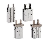 Vérin pneumatique parallèle à griffes d'air à ouverture et fermeture à 180 degrés HFY/HFR HFZ HFK-6 10 16 20 25 32 40(HFZ Cylinder,Bore 16mm)