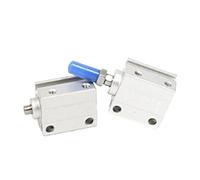 Vérin pneumatique série MU, alésage 16 mm, MU16 MU16X5/10/15/20/25/30/35/40/45/50, mini vérin à montage libre. Vérin pneumatique(MU16X10,Male thread (-B))