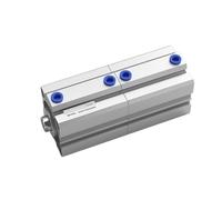Vérin SDAT double résistance type Duplex Alésage 12 16 20 32 40 50 63 80 100 Course 5 10 15 20 30 35 40 45 50 mm(Bore 25mm)