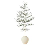 VeriNatural Olivier Artificiel 180 cm Plante Artificielle Intérieur Extérieur - Arbre Decoration Vert Grande Fausse Plante Résistante UV - Décoration Maison, Bureau, Balcon, Salon, VN140