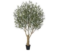 VeriNatural Olivier Artificiel 240cm en Pot-182 Fruits, 4007 Feuilles, Plante Artificielle, Résistante aux UV-Fausse Plante Décorative pour Intérieur & Extérieur,Maison, Bureau, Salon,Balcon,VN160
