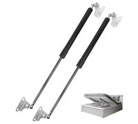 Vérins à gaz de 500 mm, 245 N/25 kg, 2 ressorts de levage universels réglables, ressort à gaz avec kit de montage pour lit ottoman, couvercle lourd, trappe de sol, porte, armoire de cuisine, boîte de