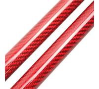 Vérins À Gaz De Capot Avant Pour Subaru XV Pour Crosstrek 2012 2013 2014 2015 2016 2017 Supports Levage Avant Capot Amortisseurs De Cylindre Barre Tige D'hélice(Red carbon fiber)