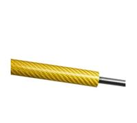 Vérins A Gaz Pour Capot Moteur 1 Vérin Capot 680 Mm Pour Subaru PourForester SJ 2013-2018 4e 57251SG000 Support Levage Capot Avant Pistons D'amortisseur Tige Cylindre À Ressort(Yellow Carbon Fiber)
