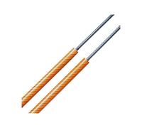 Vérins À gaz Pour Seat Pour Toledo KG MK4 Liftback 2012-2019 515 Mm Hayon Arrière Hayon Élévateur Prend En Charge L'amortisseur Hayon Amortisseur Chocs(Orange Cabron Fiber)