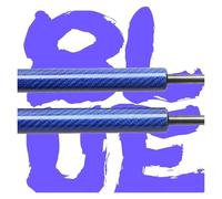 Verins Amortisseur Capot Avant Modification Des Vérins À Gaz Support Levage Amortisseur Pour Toyota Pour 4Runner 1995-2002 Pour Toyota Pour Hilux Surf SW4 Amortisseur(Blue Carbon Fiber)