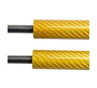 Verins Capot Avant Modification Des Vérins À Gaz Support Levage Amortisseur Pour SsangYong Pour Korando 2010-2019 Pour SsangYong Pour Actyon Supports(YELLOW CARBON FIBER)