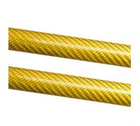 verins coffre Pour Dodge SRT Pour Challenger 2008-2023 Avec Becquet Hayon Coffre Élévateur Prend En Charge Amortisseur Avec Ressorts vérin de hayon(Yellow Carbon Fiber)