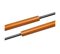 Verins De Coffre Pour Civic Pour Type R EP3 Hatchback Coffre Lève-coffre Prend Charge Tige Ressort Arrière Support Amortisseur Hayon Arrière Jambes Force Verin Hydraulique(Orange carbon fiber)