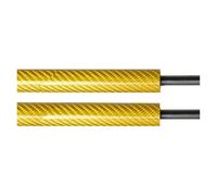 verins de coffre Pour Nissan 350Z Z33 Coupé 2003-2009 Avec Becquet Arrière D'usine Vérins À Gaz Ressorts Amortisseurs Supports Hayon Ressorts à Gaz Capot moteur(Yellow Carbon Fiber)