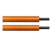 verins de coffre Pour VW Pour Polo (9N_) Hatchback 2001-2009 500MM Vérins À Gaz Coffre Arrière Ressorts Amortisseurs Supports Levage Hayon vérin de hayon(ORANGE CARBON FIBER)