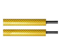 verins de coffre Pour VW Pour Polo (9N_) Hatchback 2001-2009 500MM Vérins À Gaz Coffre Arrière Ressorts Amortisseurs Supports Levage Hayon vérin de hayon(YELLOW CARBON FIBER)