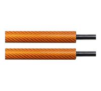 verins de coffre Pour VW Pour Transporter Pour III Pour Box Pour Bus T25 T3 Hayon Arrière Ralentisseur Vérins À Gaz Amortisseur Supports Levage Ressort vérin de hayon(ORANGE CARBON FIBER)