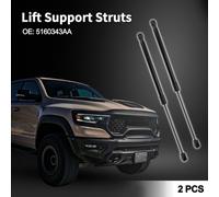 Vérins De Levage À Gaz No.5160343Aa Pour Dodge Pour Ram 1500 2009-2015 Noir 2Pcs Capot Avant