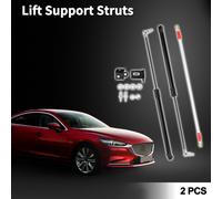 Vérins De Levage Pour Mazda 6 Atenza 3Ème Génération 2012-2024 Berline Capot Avant Ressort À Gaz Noir Avec Fil De Connexion Et Support De Montage 2 Pièces