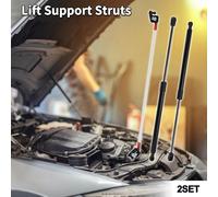 Vérins De Levage Pour Mazda Cx-5 2017-2024 Capot Avant Ressort À Gaz Noir Avec Fil De Connexion, Support De Montage, Joint 2 Ensembles