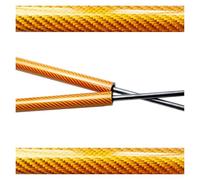 Vérins Gaz Amortisseurs Kit Vérins Capot Pour Hyundai Pour Staria Pour US4 2022-2025 Capot Avant Modifier Amortisseurs Supports Levage Tiges D'hélice Ressort À Gaz(Orange carbon fiber)