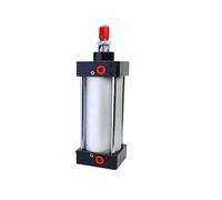 Vérins pneumatiques standard SC, alésage 32/40/50/63 mm, double effet, course 50/75/100/125/150/175/200/250/300/350/400/500/1000 mm