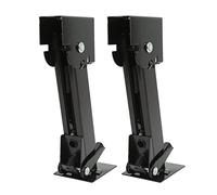 Vérins Stabilisateurs de Remorque Pliants, Support en Fer de 650 Lb, Cric à Bascule Basculant Haute Résistance, Fabrication Exquise, capacité de Levage de 1000 Lb Réglable pour Remorque