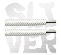 Verins Vérin À Gaz Pour Capot Avant Amortisseur Capot Pour Prelude BB5-BB9 1997-2001 Verin Capot(Sliver Carbon Fiber)