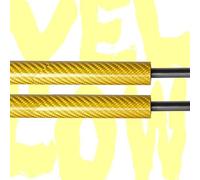 Verins Vérins À Gaz Capot Avant Amortisseurs À Ressort En Fibre Carbone Pour Mitsubishi Pour Lancer EVO1-3 Pour Evolution I II III CD9A CE9A 92-96 Supports(YELLOW CARBON FIVER)